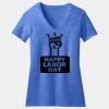 Women's Perfect Blend ® CVC V Neck Tee Thumbnail