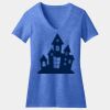 Women's Perfect Blend ® CVC V Neck Tee Thumbnail