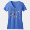 Women's Perfect Blend ® CVC V Neck Tee Thumbnail