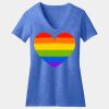Women's Perfect Blend ® CVC V Neck Tee Thumbnail