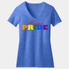 Women's Perfect Blend ® CVC V Neck Tee Thumbnail