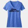 Women's Perfect Blend ® CVC V Neck Tee Thumbnail