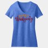 Women's Perfect Blend ® CVC V Neck Tee Thumbnail
