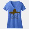 Women's Perfect Blend ® CVC V Neck Tee Thumbnail