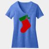 Women's Perfect Blend ® CVC V Neck Tee Thumbnail
