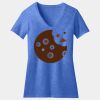 Women's Perfect Blend ® CVC V Neck Tee Thumbnail