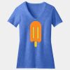 Women's Perfect Blend ® CVC V Neck Tee Thumbnail