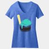 Women's Perfect Blend ® CVC V Neck Tee Thumbnail