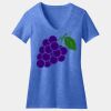 Women's Perfect Blend ® CVC V Neck Tee Thumbnail