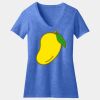 Women's Perfect Blend ® CVC V Neck Tee Thumbnail