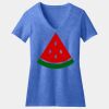 Women's Perfect Blend ® CVC V Neck Tee Thumbnail