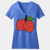 Women's Perfect Blend ® CVC V Neck Tee Thumbnail