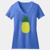 Women's Perfect Blend ® CVC V Neck Tee Thumbnail