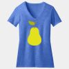 Women's Perfect Blend ® CVC V Neck Tee Thumbnail
