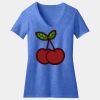 Women's Perfect Blend ® CVC V Neck Tee Thumbnail