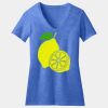 Women's Perfect Blend ® CVC V Neck Tee Thumbnail