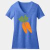 Women's Perfect Blend ® CVC V Neck Tee Thumbnail