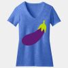 Women's Perfect Blend ® CVC V Neck Tee Thumbnail