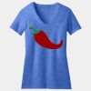 Women's Perfect Blend ® CVC V Neck Tee Thumbnail