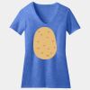 Women's Perfect Blend ® CVC V Neck Tee Thumbnail