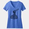 Women's Perfect Blend ® CVC V Neck Tee Thumbnail