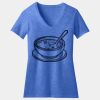 Women's Perfect Blend ® CVC V Neck Tee Thumbnail