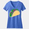 Women's Perfect Blend ® CVC V Neck Tee Thumbnail