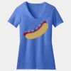 Women's Perfect Blend ® CVC V Neck Tee Thumbnail