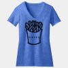 Women's Perfect Blend ® CVC V Neck Tee Thumbnail
