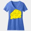 Women's Perfect Blend ® CVC V Neck Tee Thumbnail