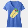 Women's Perfect Blend ® CVC V Neck Tee Thumbnail