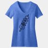 Women's Perfect Blend ® CVC V Neck Tee Thumbnail