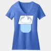 Women's Perfect Blend ® CVC V Neck Tee Thumbnail