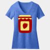 Women's Perfect Blend ® CVC V Neck Tee Thumbnail
