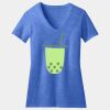 Women's Perfect Blend ® CVC V Neck Tee Thumbnail
