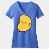 Women's Perfect Blend ® CVC V Neck Tee Thumbnail