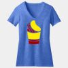 Women's Perfect Blend ® CVC V Neck Tee Thumbnail