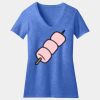 Women's Perfect Blend ® CVC V Neck Tee Thumbnail