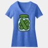 Women's Perfect Blend ® CVC V Neck Tee Thumbnail