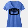 Women's Perfect Blend ® CVC V Neck Tee Thumbnail