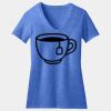 Women's Perfect Blend ® CVC V Neck Tee Thumbnail