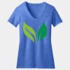 Women's Perfect Blend ® CVC V Neck Tee Thumbnail