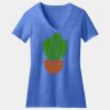 Women's Perfect Blend ® CVC V Neck Tee Thumbnail