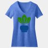 Women's Perfect Blend ® CVC V Neck Tee Thumbnail