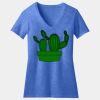 Women's Perfect Blend ® CVC V Neck Tee Thumbnail