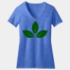 Women's Perfect Blend ® CVC V Neck Tee Thumbnail