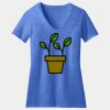 Women's Perfect Blend ® CVC V Neck Tee Thumbnail