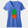 Women's Perfect Blend ® CVC V Neck Tee Thumbnail