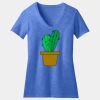 Women's Perfect Blend ® CVC V Neck Tee Thumbnail