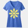 Women's Perfect Blend ® CVC V Neck Tee Thumbnail